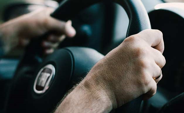driving on the wheel