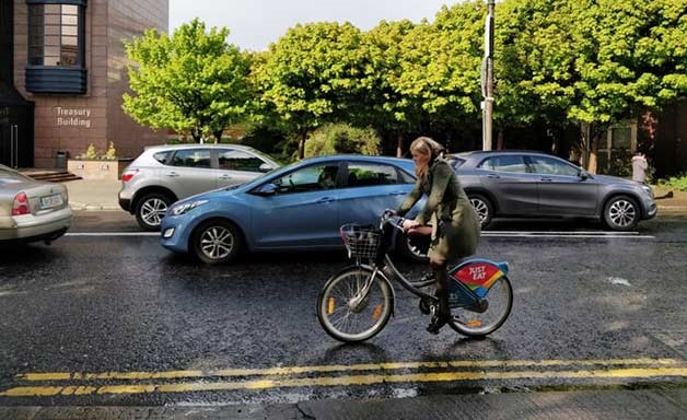 drive along bicycle