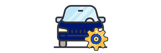 icon car with tracking device