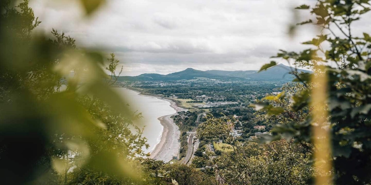   A view from Killiney Hill over Dublin Bay, Ireland