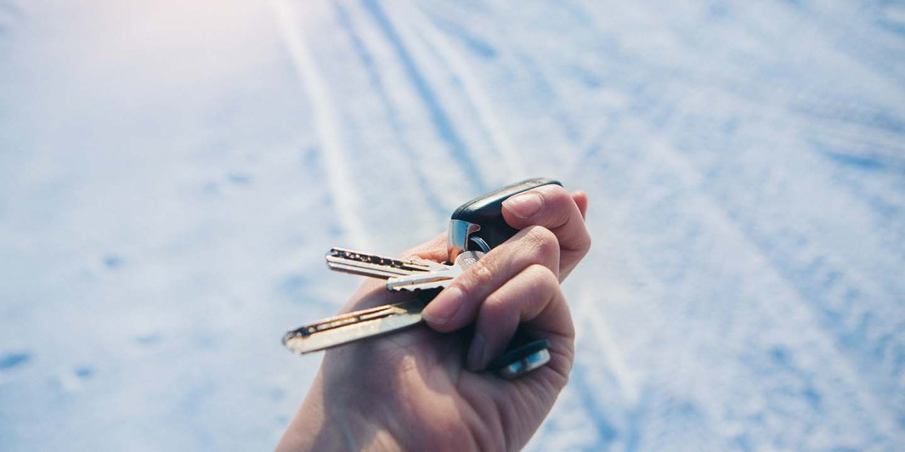  new car key on hand