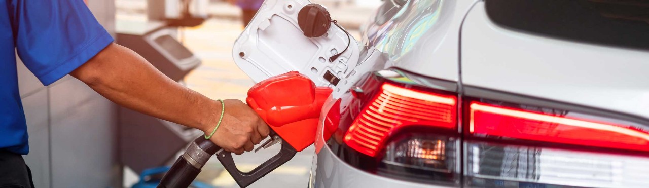 Man Filling Up Petrol 