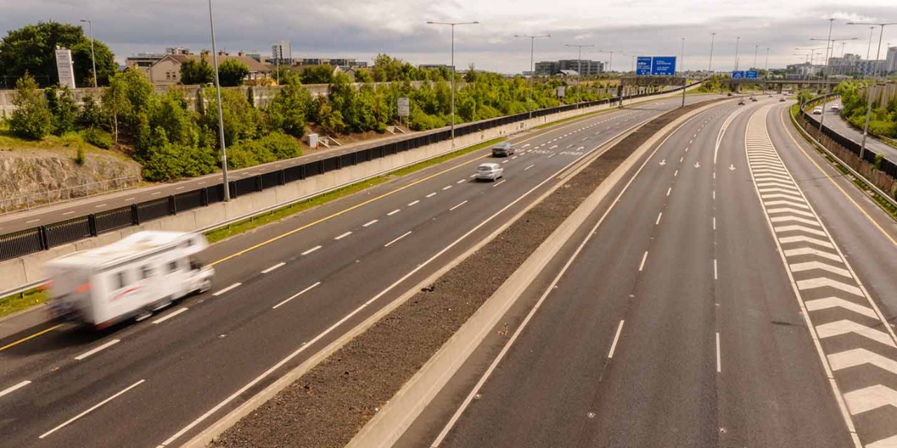 Driving in motorway