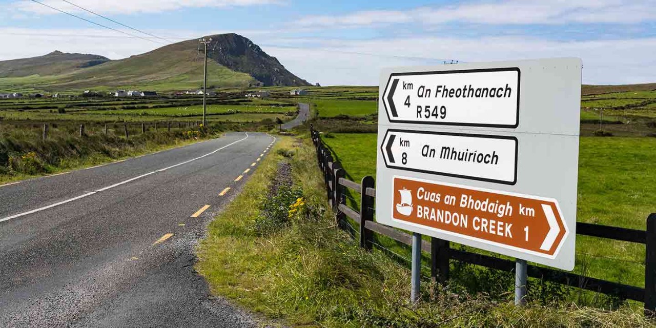 Informative Signs Irish Roads