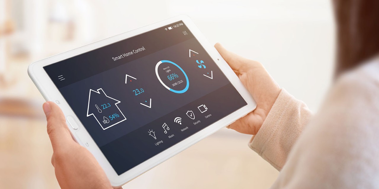  smart home on the tablet