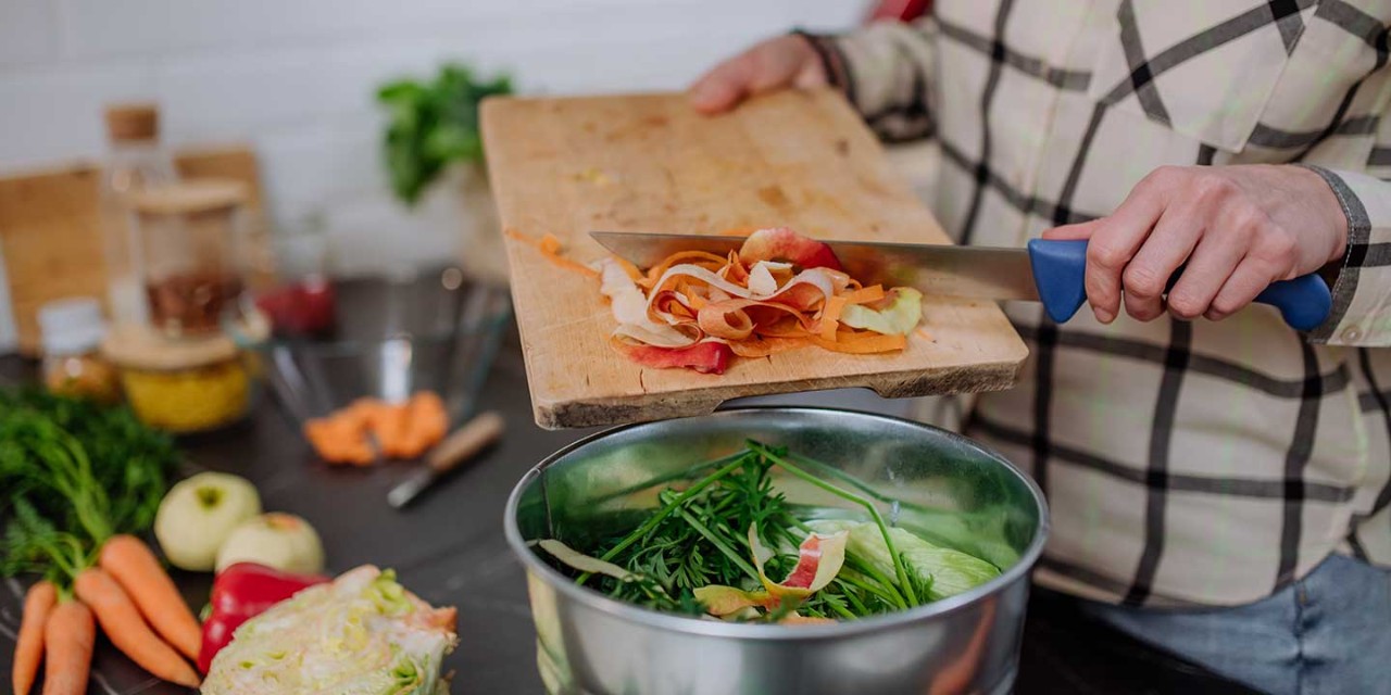 make compost with food at home
