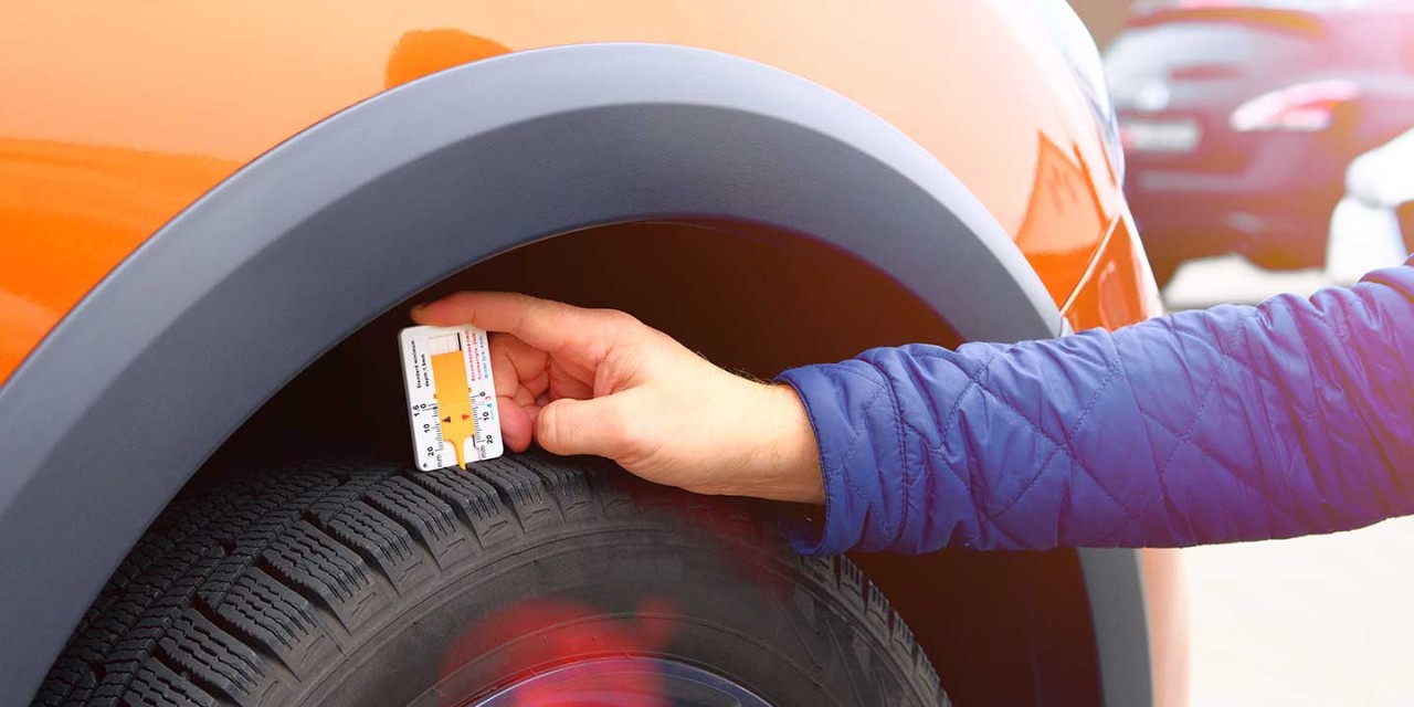 tools for checking car tyres