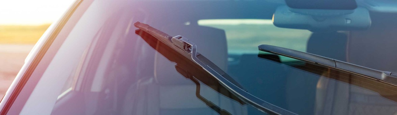  A car windscreen