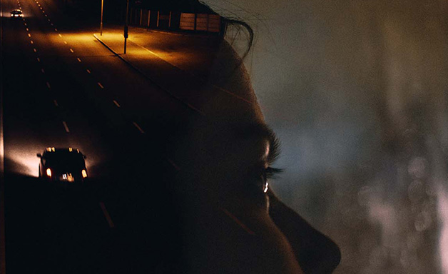 Late-night drive passenger