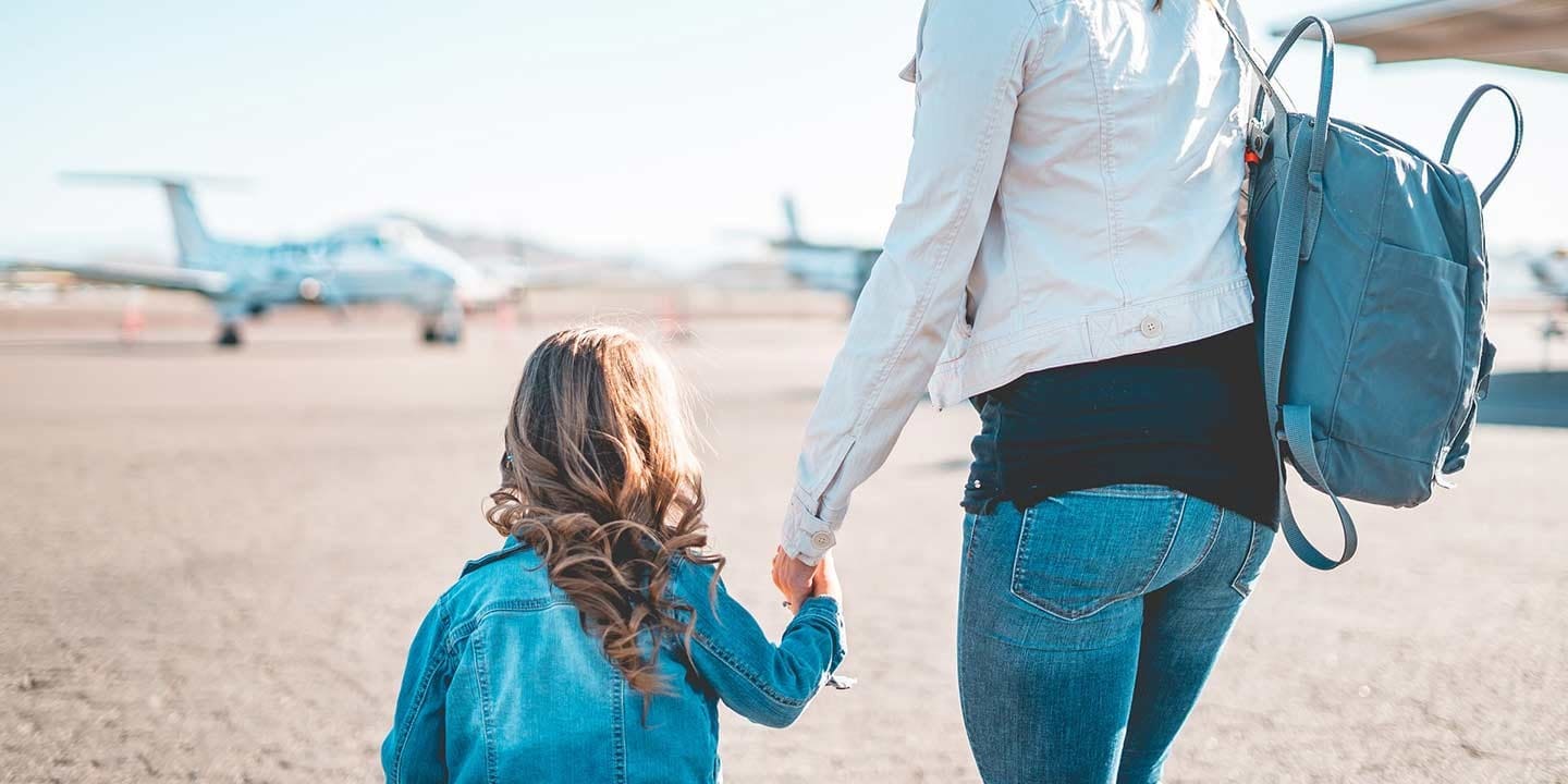 Flying with children