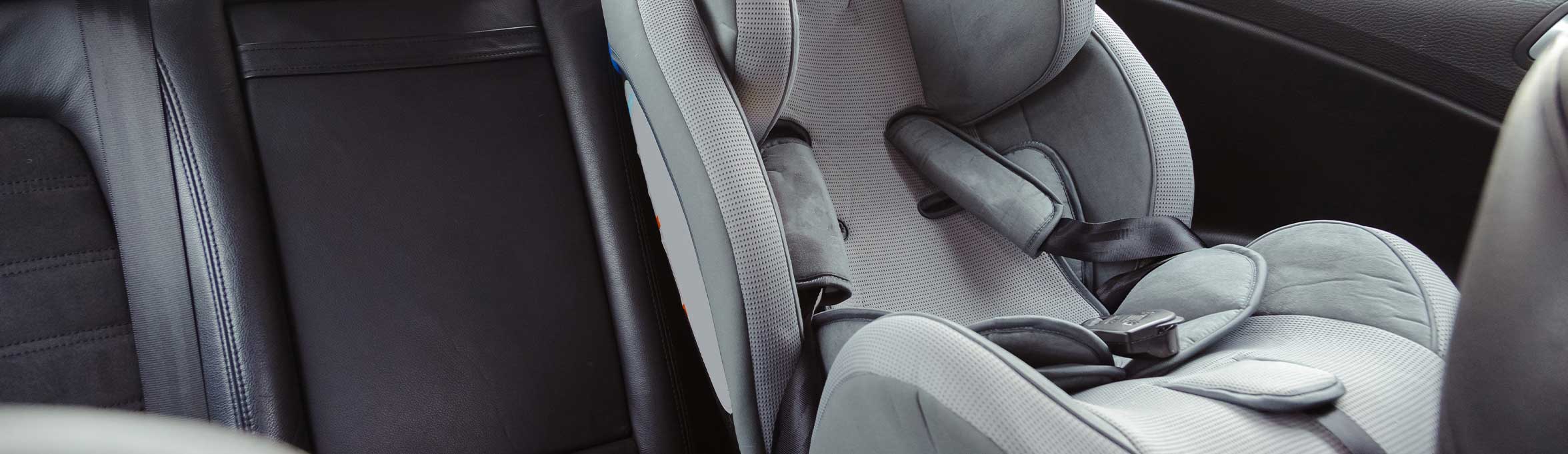  Car child seat in car